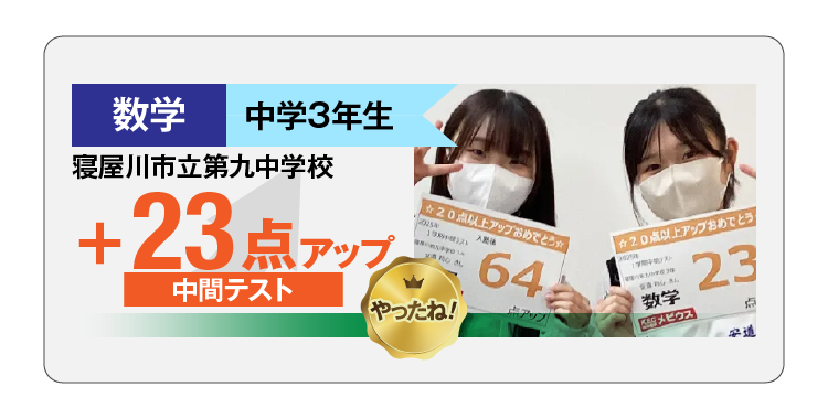 23点アップ