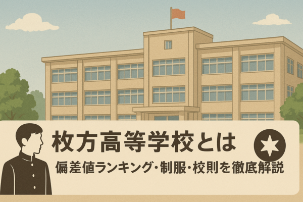 枚方高等学校とは|偏差値ランキング・制服・校則を徹底解説
