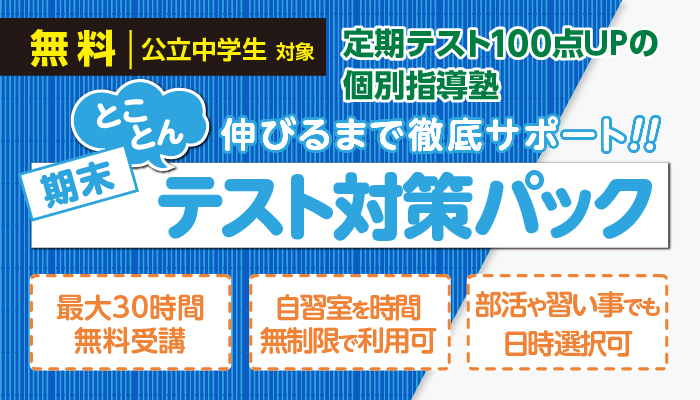とことん期末テスト対策パック